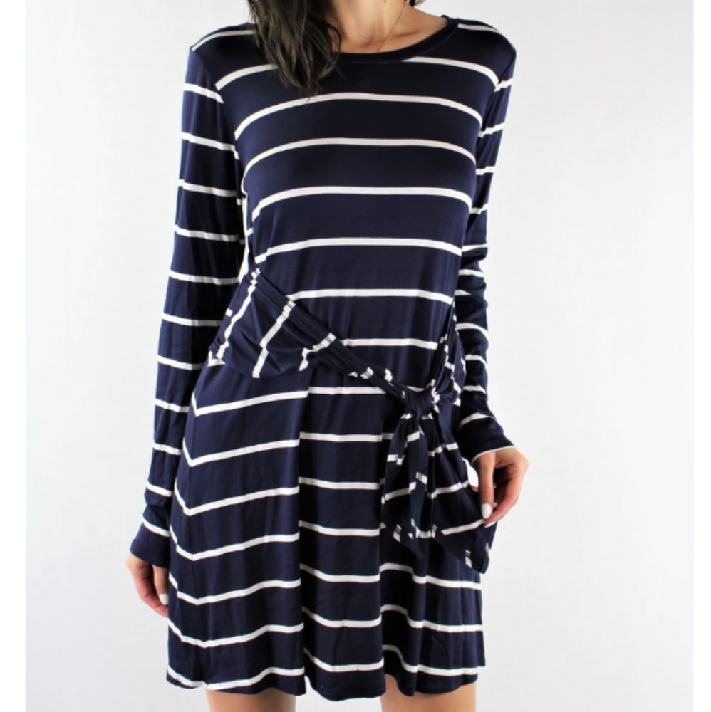 Long Sleeve Stripe Dress